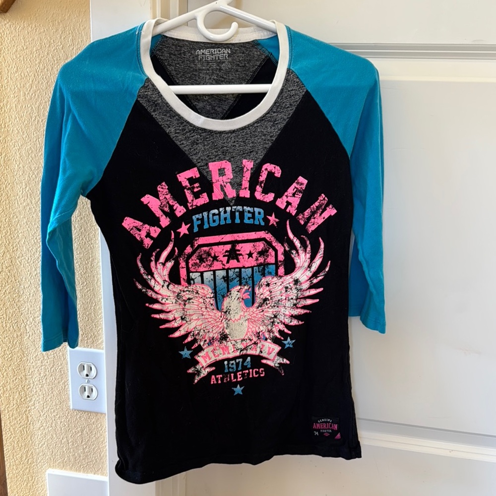 American Fighter 3/4 sleeve